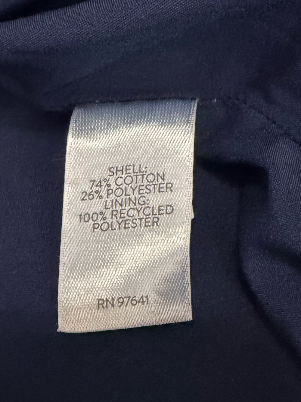 J Jill Pure Jill Indigo Jacquard Jacket Medium Tall - Picture 7 of 7